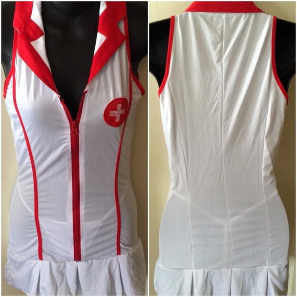 4-Piece Nurse/Medical Costume - OS - Picture 1 of 10